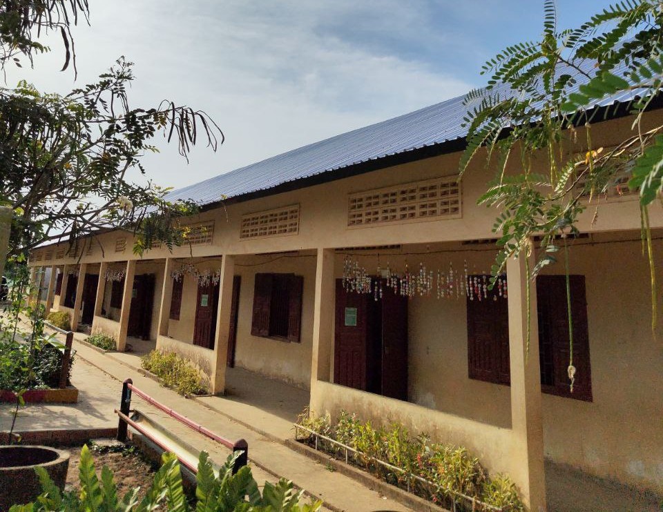 Completed roof renovation at Boeung Chum Primary School