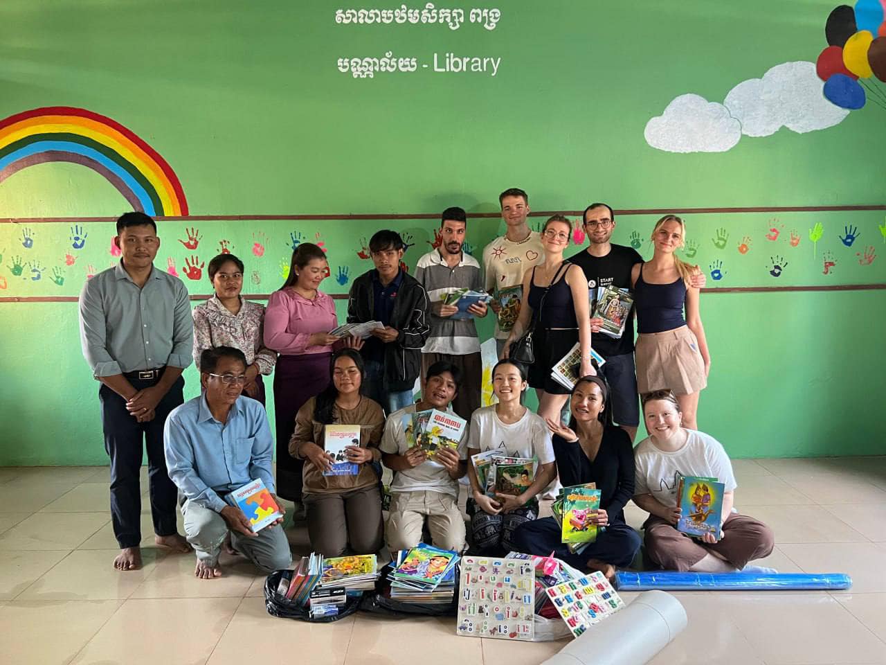 Renovated school library at Romdeng and Ponro Primary School