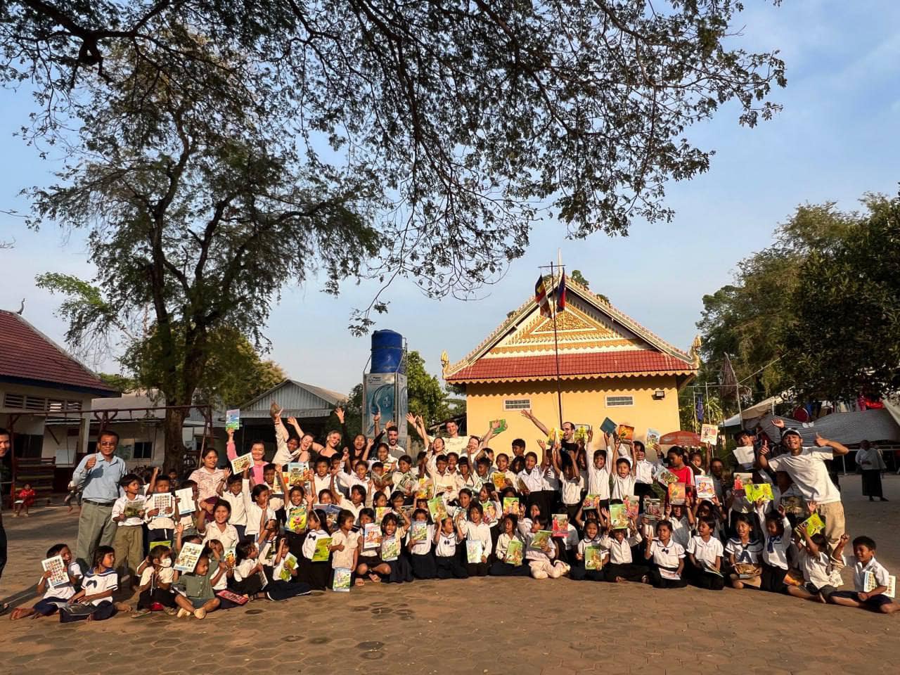 Renovated school library at Romdeng and Ponro Primary School (2)