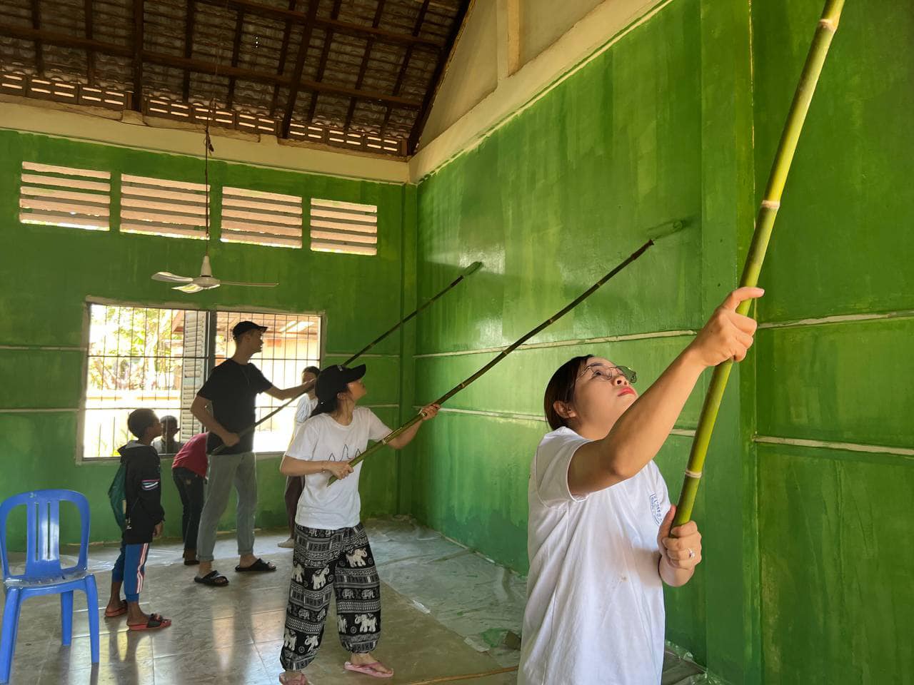 Renovated school library at Romdeng and Ponro Primary School (4)