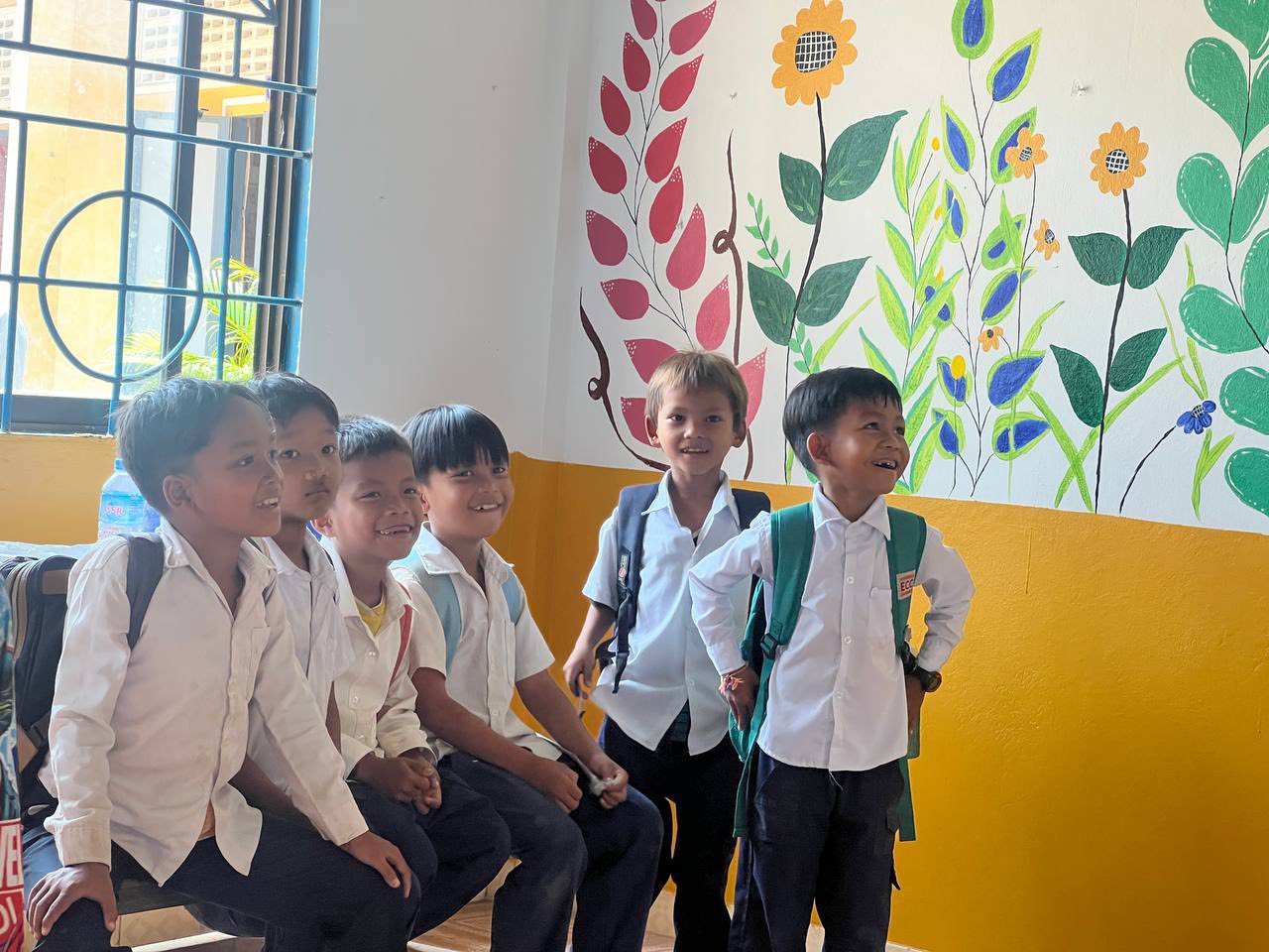 Renovated school library at Romdeng and Ponro Primary School (8)