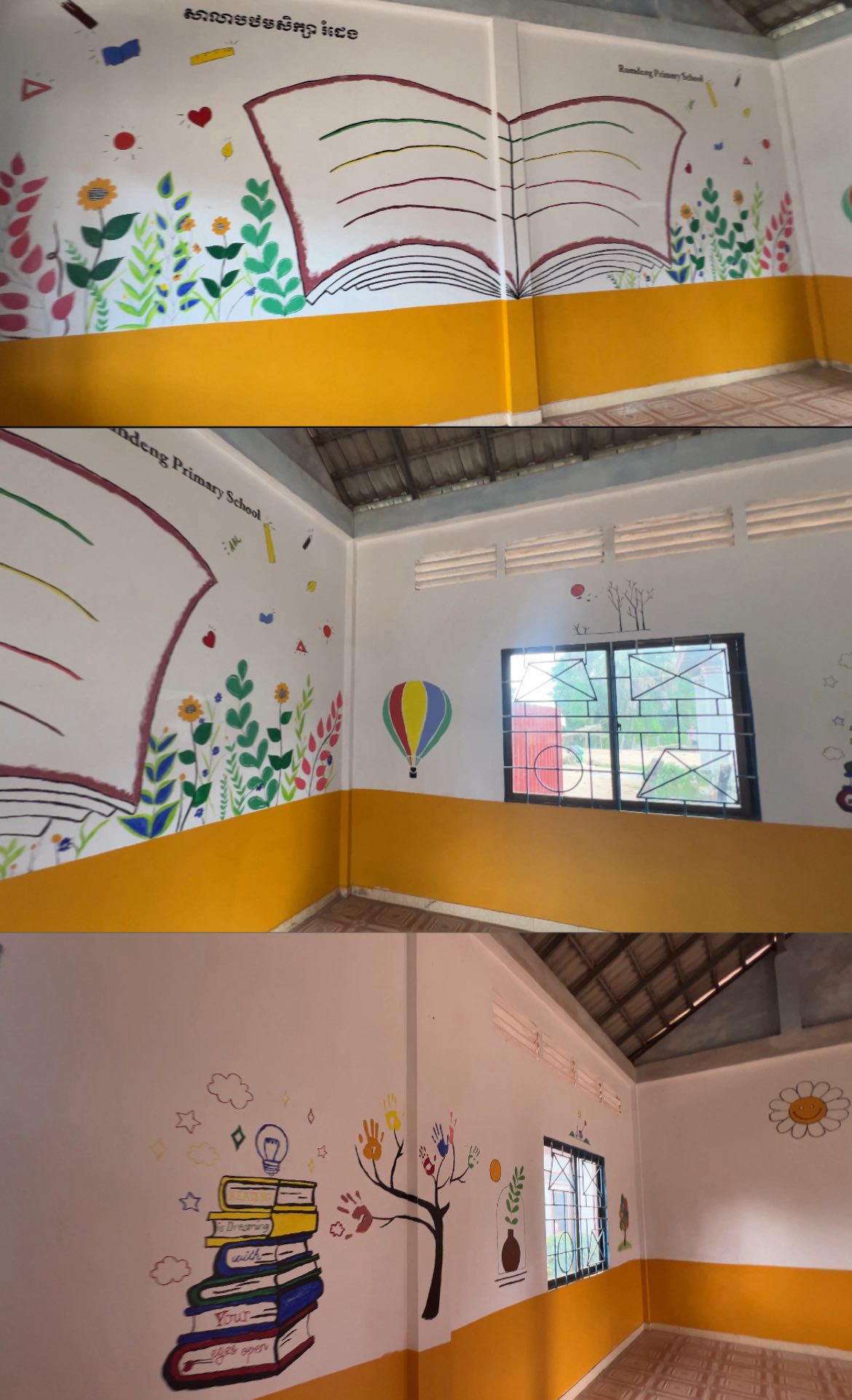 Renovated school library at Romdeng and Ponro Primary School (13)