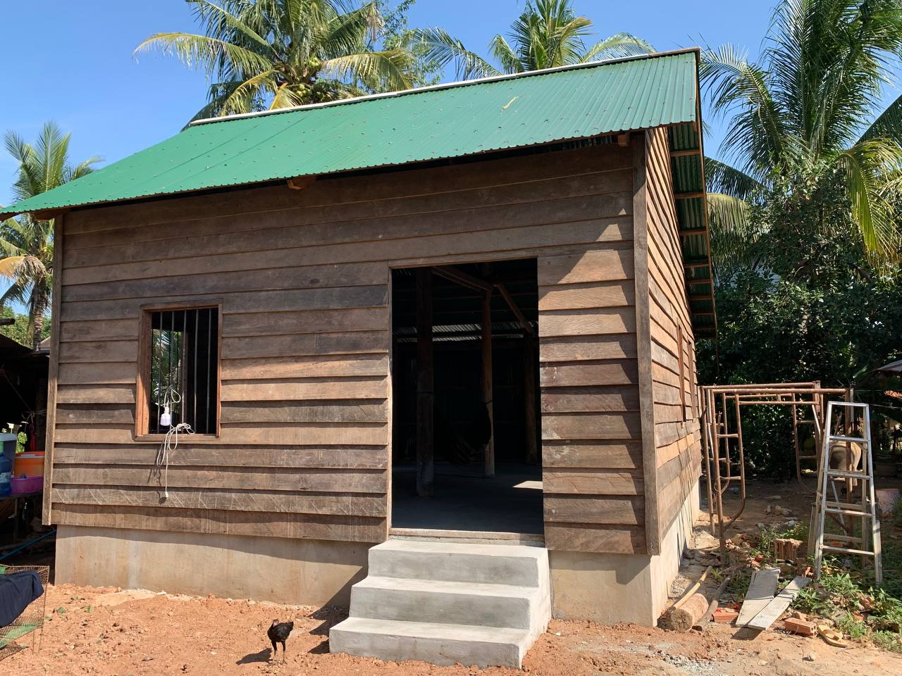 Home of a scholarship recipient supported by the Income Generation Project