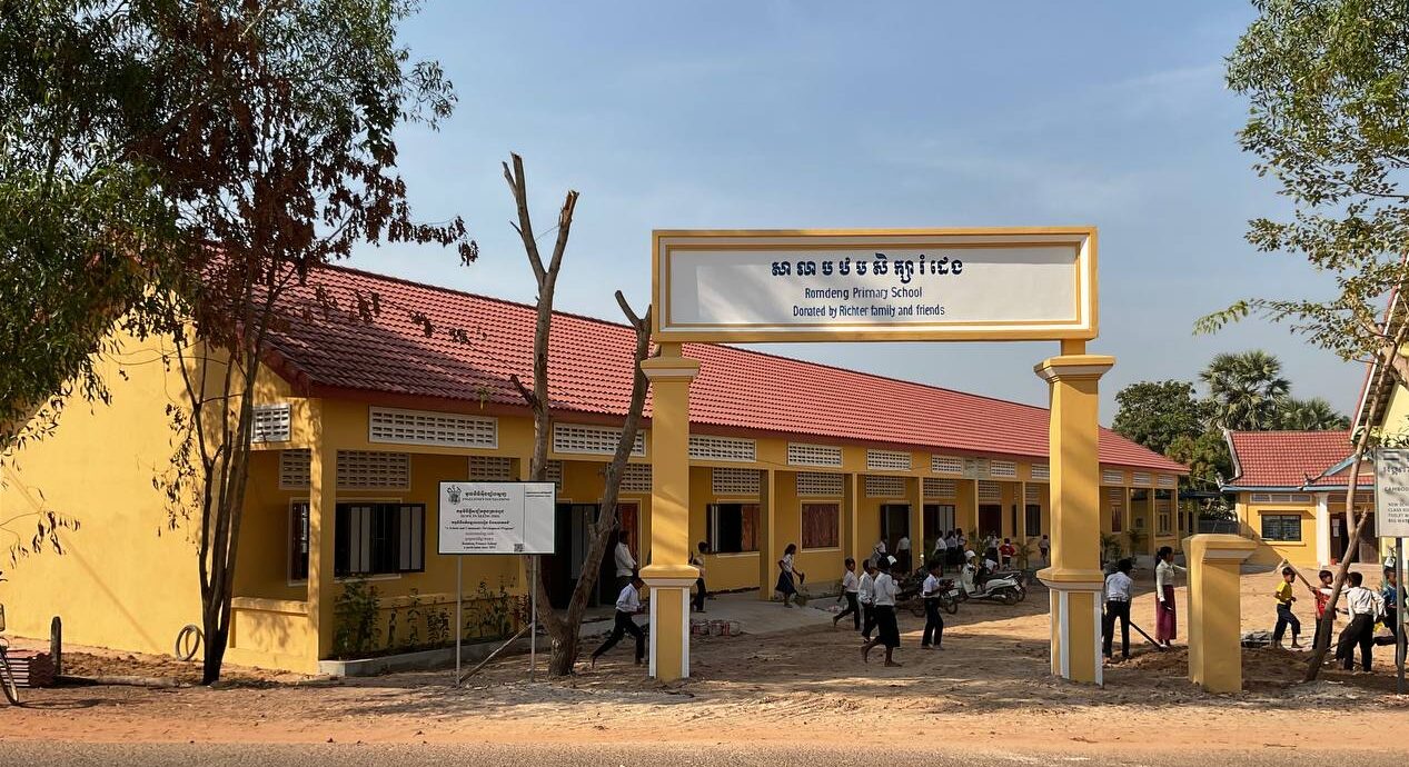 New school building at Romdeng Primary School